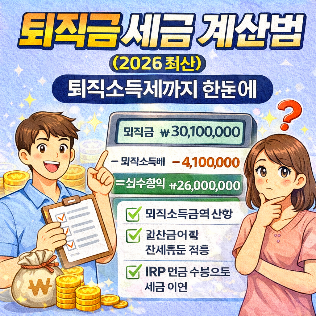 퇴직금 세금