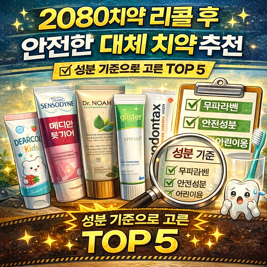 2080치약 대체