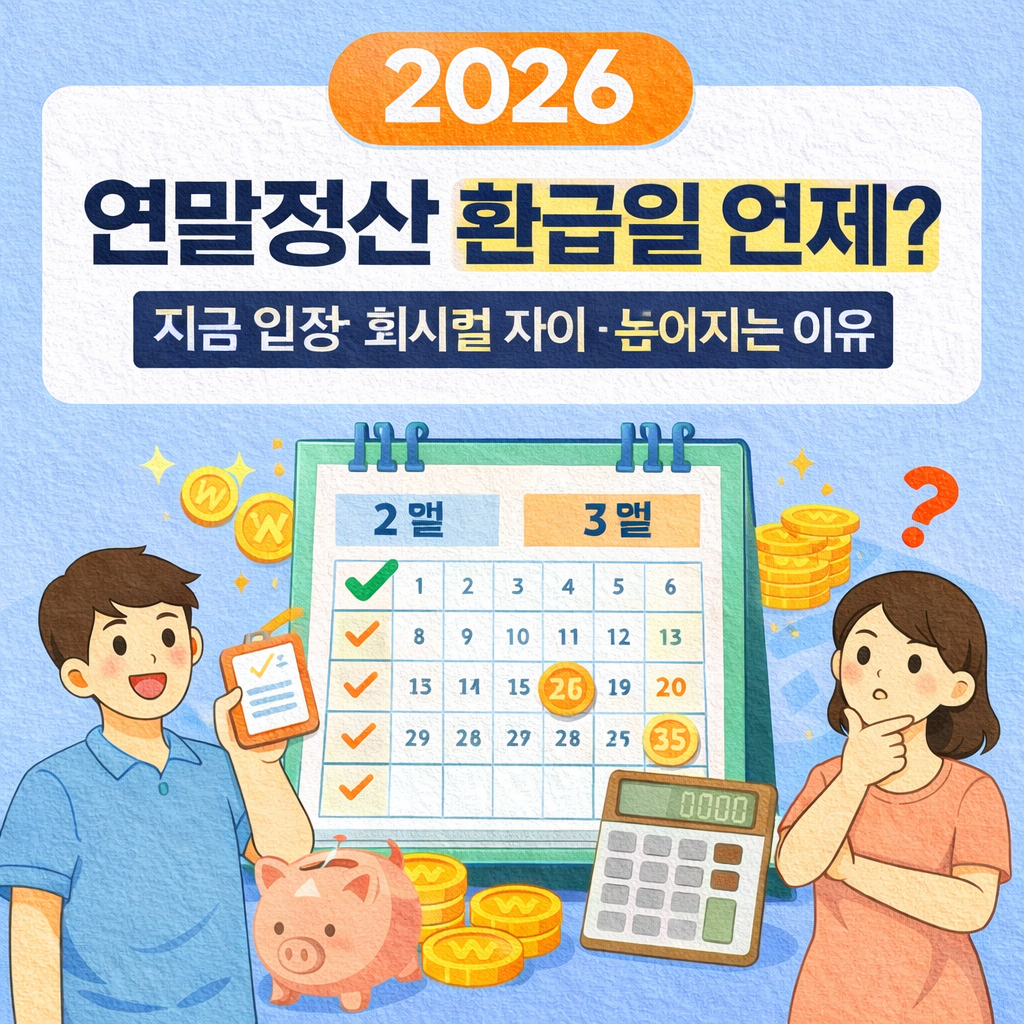 연말정산 환급일